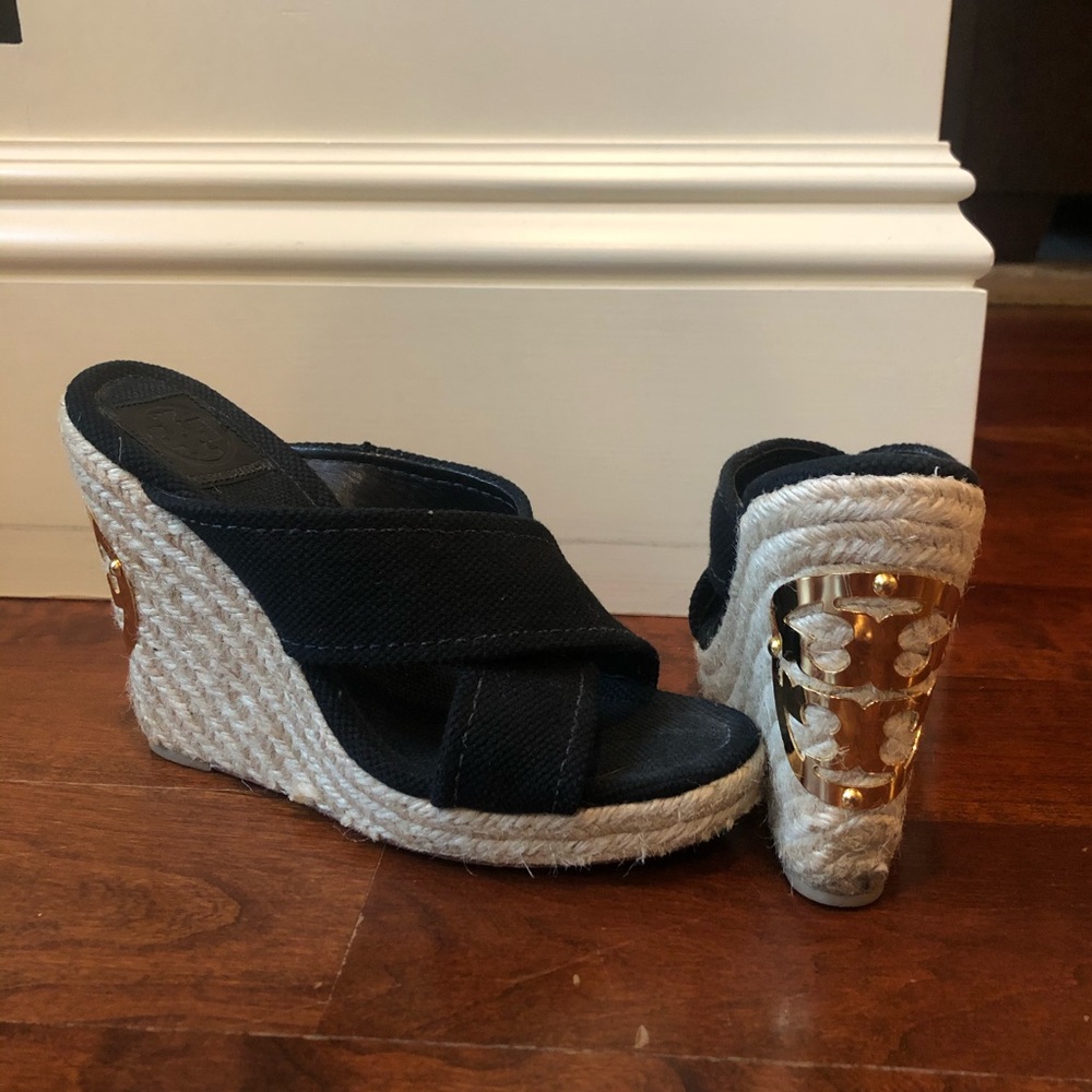 Tory Burch Heel Espadrille, Size 7.5